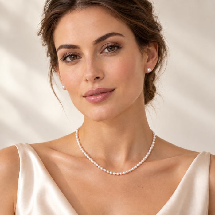 Set Perle Naturale Amalfi, Argint 925 | Una Vida [7]