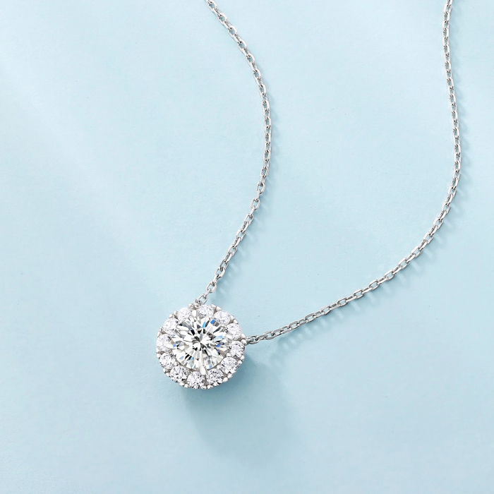Set Colier si Cercei Una Vida Magic Diamond cu Moissanite, Argint 925 [2]