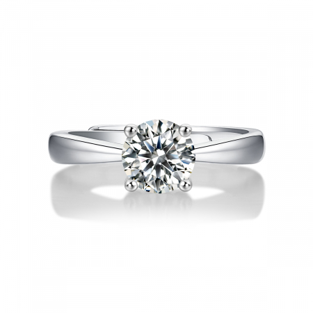 Inel Logodna Una Vida Diamant Moissanite 1ct, Argint 925 [2]