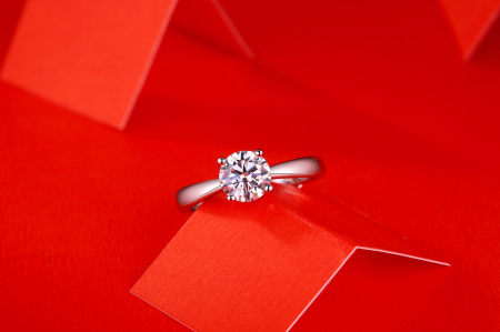 Inel Logodna Una Vida Diamant Moissanite 1ct, Argint 925 [3]