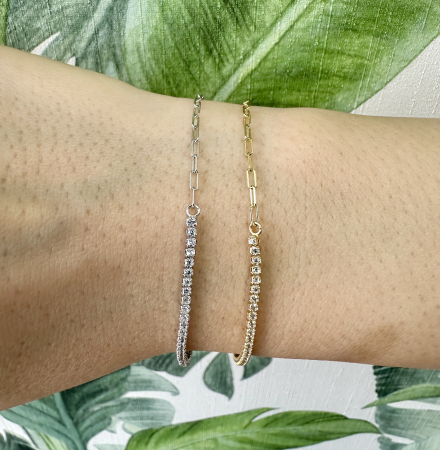 Bratara Tennis Argint 2mm Palma, Una Vida [2]