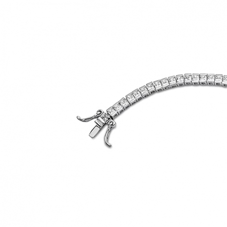 Bratara Tennis Square Cut 3mm for Men, 20 cm, Argint 925 [1]