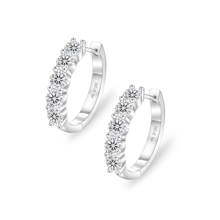 Cercei Hoop UNA VIDA Argint 925 [1]