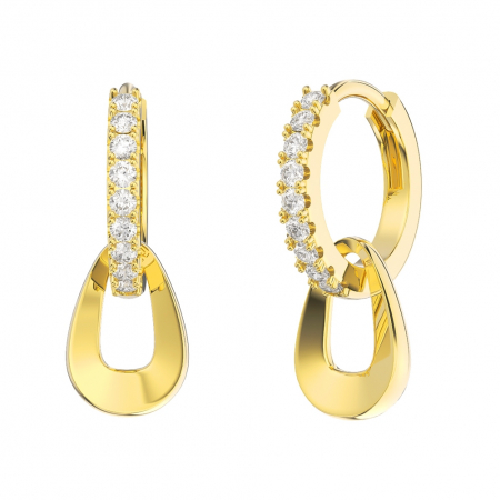 Noutati - Cercei Una Vida Harmony Gold, Argint 925