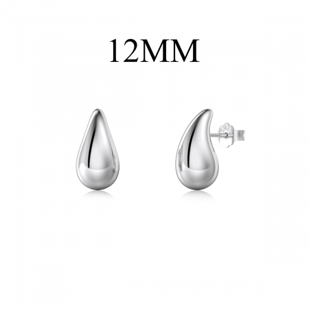Noutati - Cercei Una Vida Lacrima 12mm, Argint 925