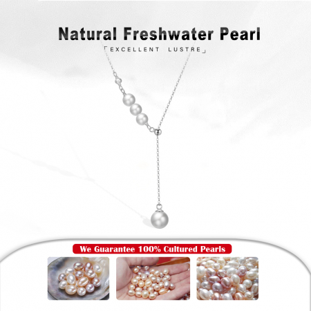 Colier Portofino Long cu Perle, Argint 925 [3]