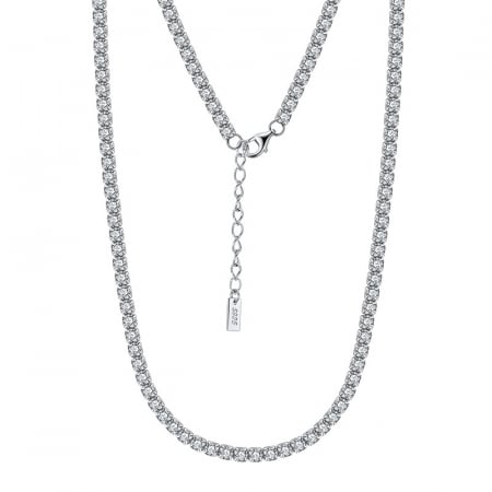 Coliere - Colier Tennis UNA VIDA 3mm, Argint 925