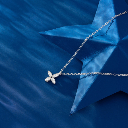 Colier Una Vida Lucky Star Silver, Argint 925 [1]