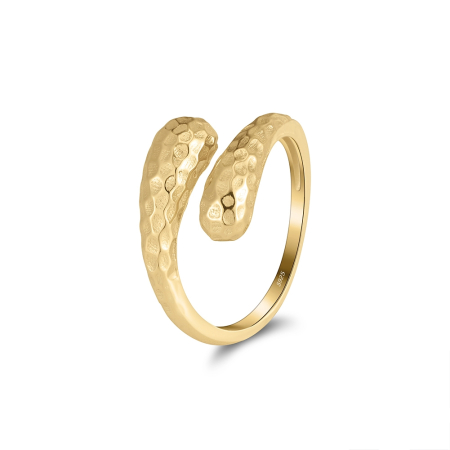 Noutati - Inel Marrakesh din Argint 925 Placat cu Aur 14K