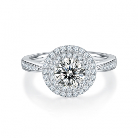 Inel Una Vida Abu Dhabi cu Diamant Moissanite, Argint 925 [1]
