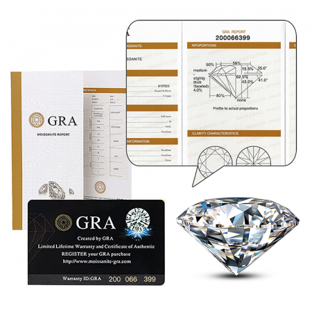 Inel Una Vida Abu Dhabi cu Diamant Moissanite, Argint 925 [4]