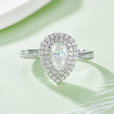 Inel Una Vida Dubai cu Diamant Moissanite, Argint 925 [1]