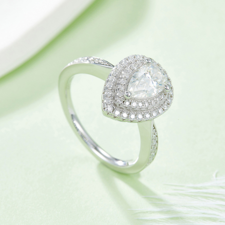 Inel Una Vida Dubai cu Diamant Moissanite, Argint 925 [5]