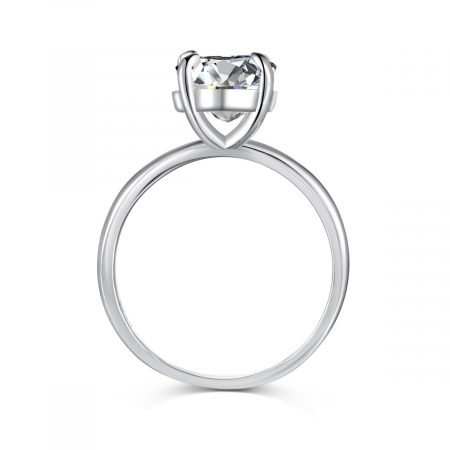 Inel Una Vida Taietura Tip Diamant Oval, Argint 925 [1]