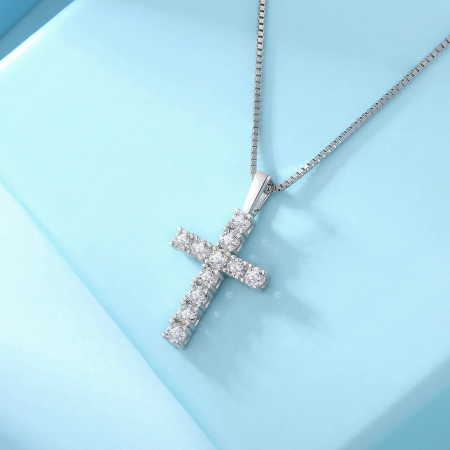 Lant Cruce Una Vida Moissanite, Argint 925 [3]