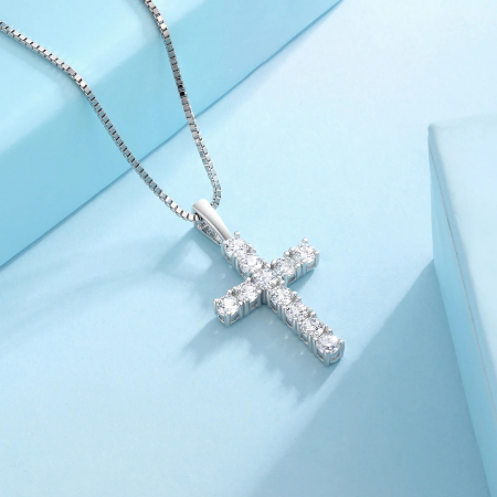 Lant Cruce Una Vida Moissanite, Argint 925 [1]