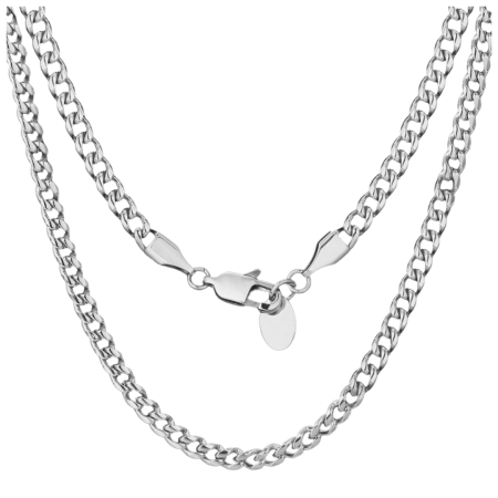 ELEMENTS % - Lant Cuban Elements din Otel Inoxidabil pentru barbati, 6 mm