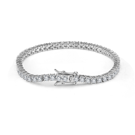 Set Colier si Bratara Tennis, 3mm, Argint 925 [2]