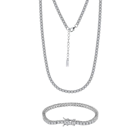 Set Colier si Bratara Tennis, 3mm, Argint 925 [1]