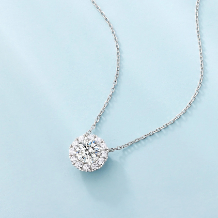 Set Colier si Cercei Una Vida Magic Diamond cu Moissanite, Argint 925 [1]
