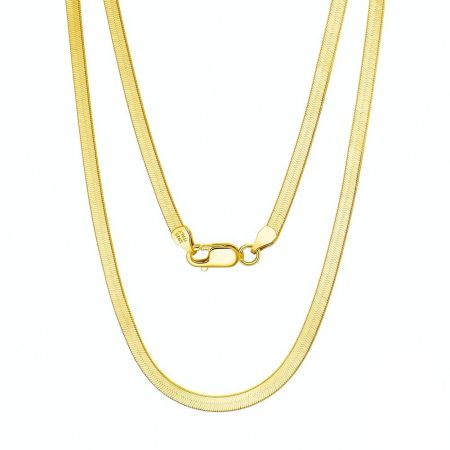 Set cu Lant si Bratara din Argint Una Vida Snake Gold for Men [1]