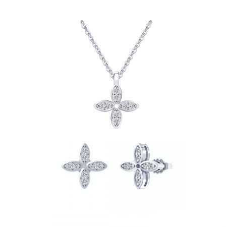 Noutati - Set Una Vida Lucky Star Silver, Argint 925