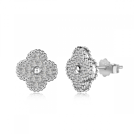 Set Una Vida Trifoi Lucky cu Pietre, Argint 925 [3]