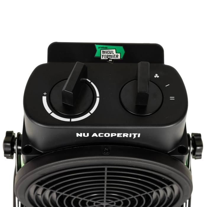 Aeroterma electrica Micul Fermier 2000W ceramic – 2 trepte, termostat reglabil [2]