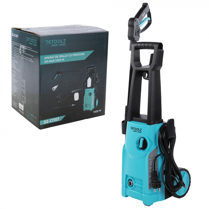 Aparat de curatat sub presiune 105bar, 1400W, Detoolz DZ-CI107 [10]