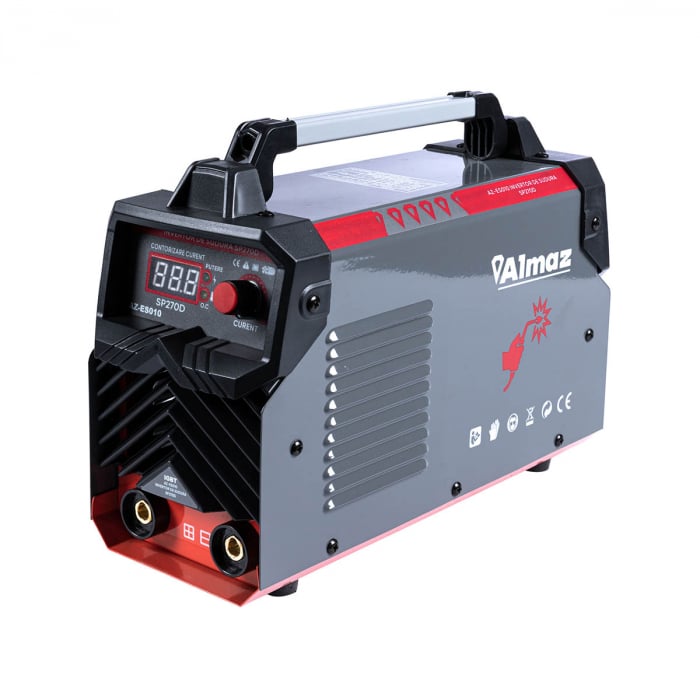 Aparat de sudura MMA 270A, electrod 1.6-4 mm, accesorii incluse, Almaz AZ-ES010 [3]