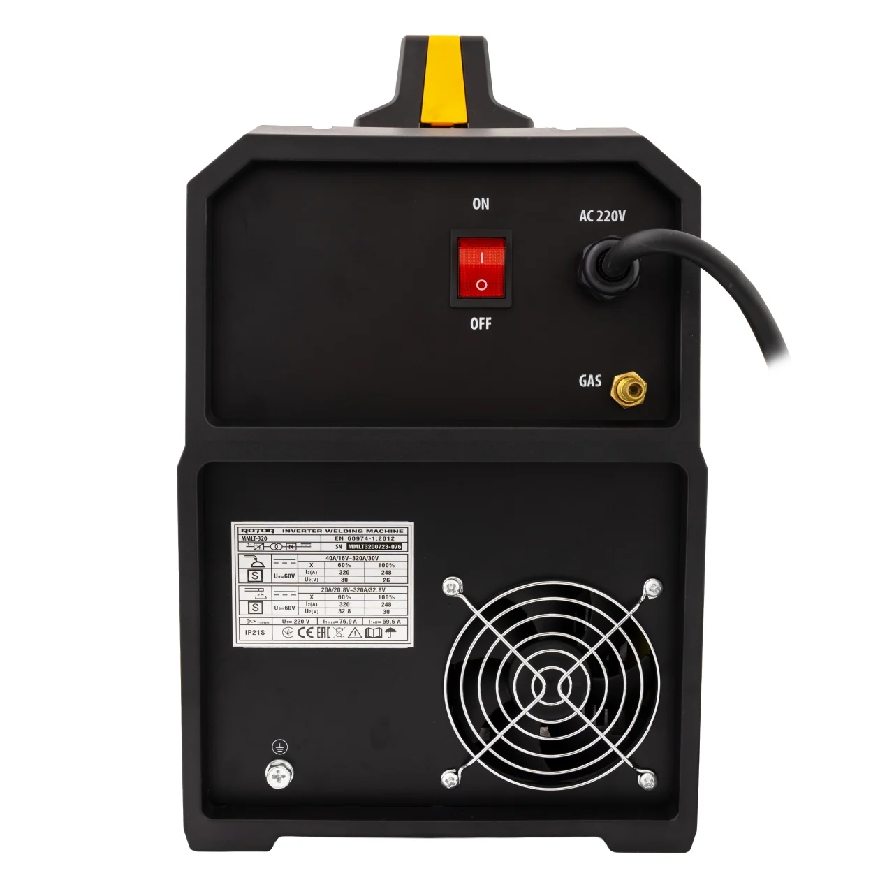 Aparat de sudura ROTOR MMLT-320, 320 A, MIG/MMA/Lift TIG, 220V [5]