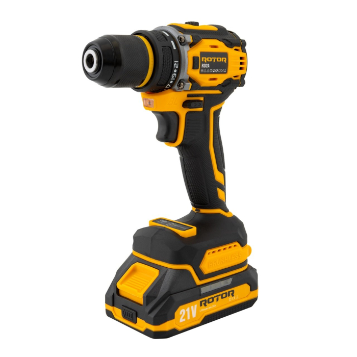 Autofiletantă ROTOR RD2A – 21V, Brushless, 2 acumulatori, 0–2200 rpm [5]