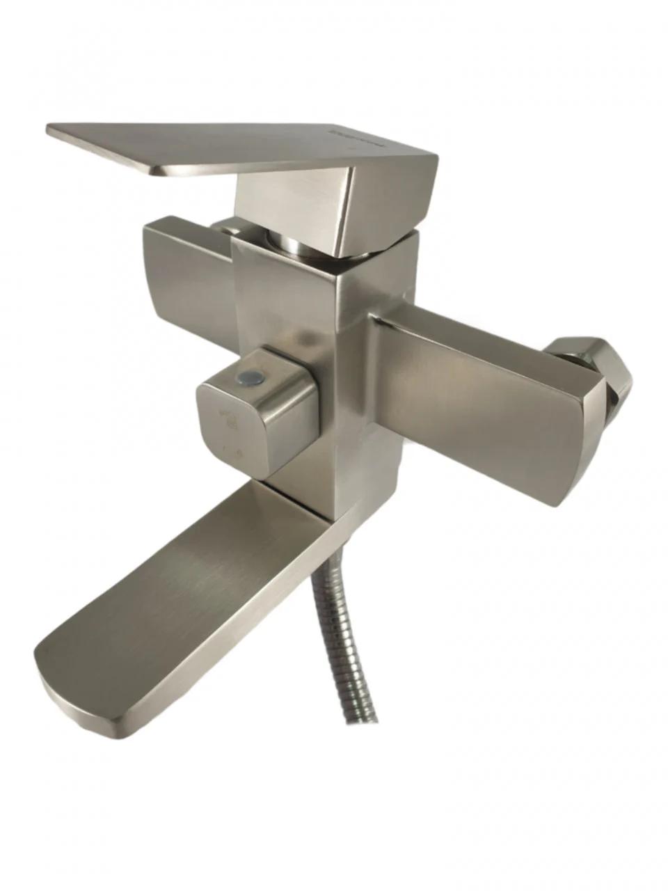 Baterie cadă MIXXUS KUB-009 EURO – otel inoxidabil, monocomandă, chrome [2]