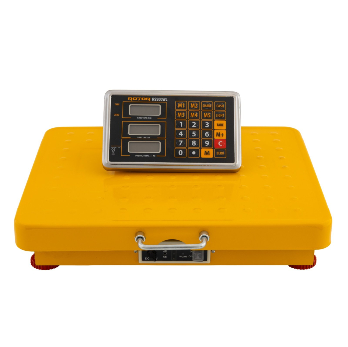 Cântar electronic Wi-Fi ROTOR RS300WL – 300 kg, afișaj dual, baterie Li-Ion reîncărcabilă [1]