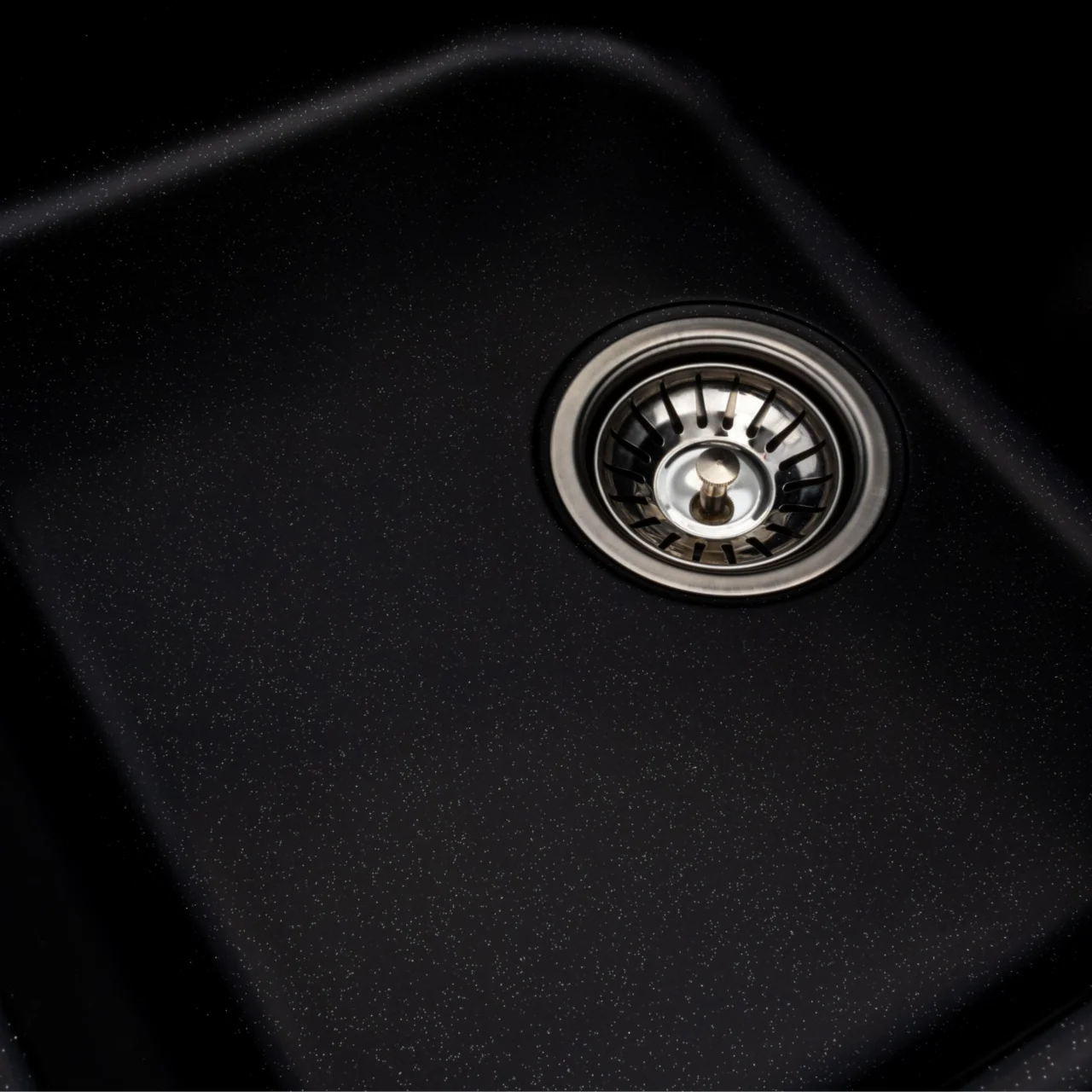 Chiuveta bucatarie Elefant Premium Equatoria negru metalic – 785x490 mm, 2 cuve, compozit granit [6]