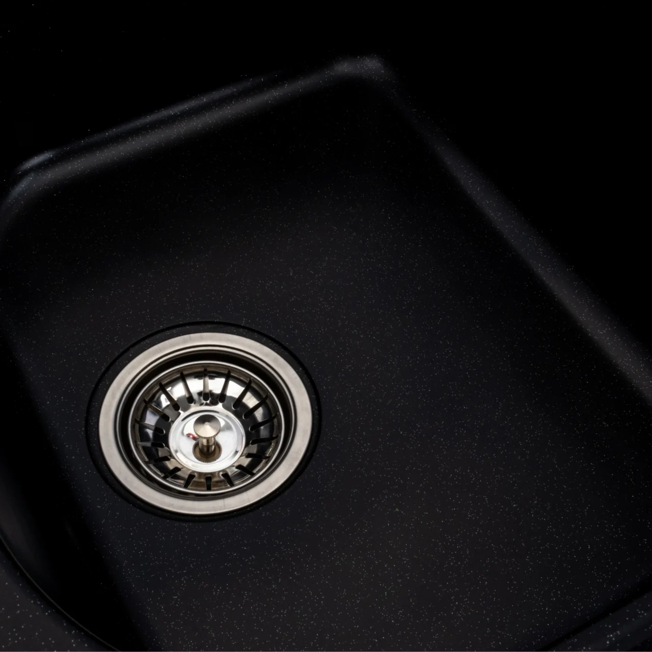 Chiuveta bucatarie Elefant Premium Equatoria negru metalic – 785x490 mm, 2 cuve, compozit granit [7]