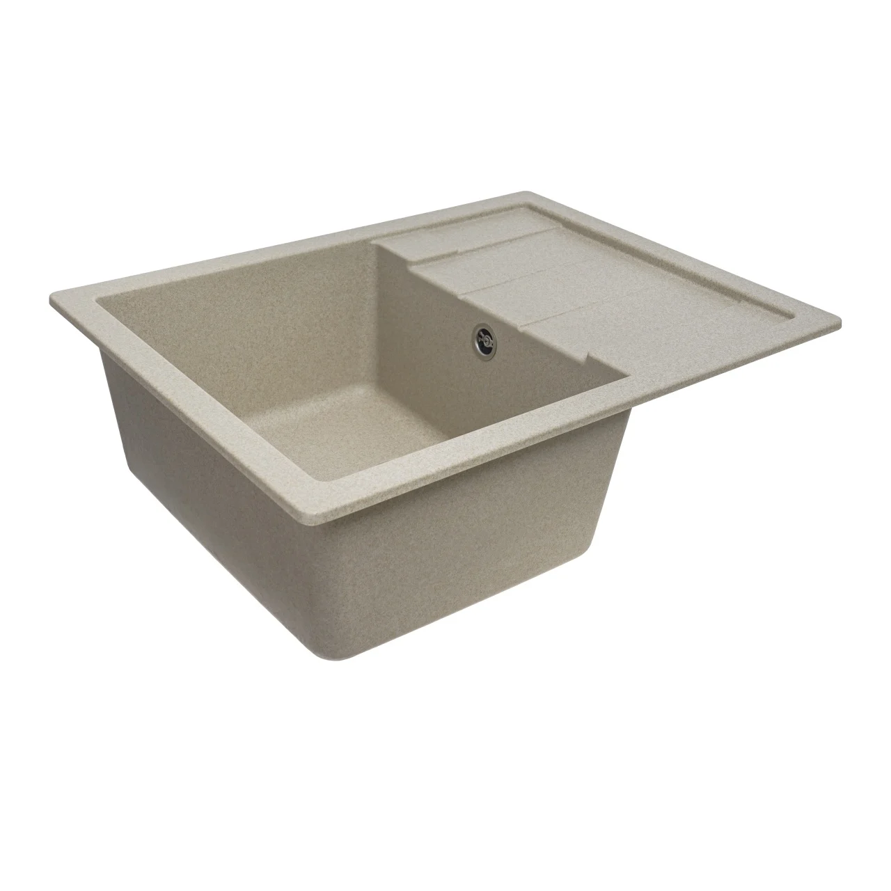 Chiuveta bucatarie Elefant Premium Intenso Safari bej 465x340 mm – compozit granit, cuva reversibila [4]