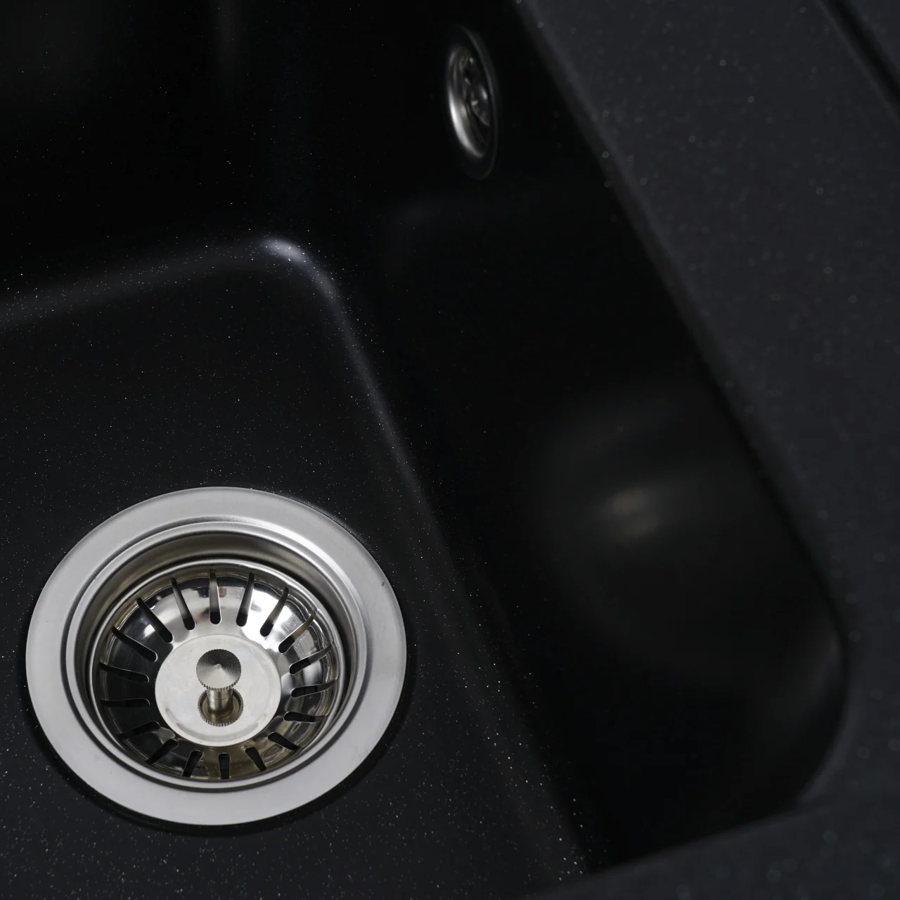 Chiuveta bucatarie Elefant Premium Korrado Negru Metalic 497x398 mm – compozit granit [5]