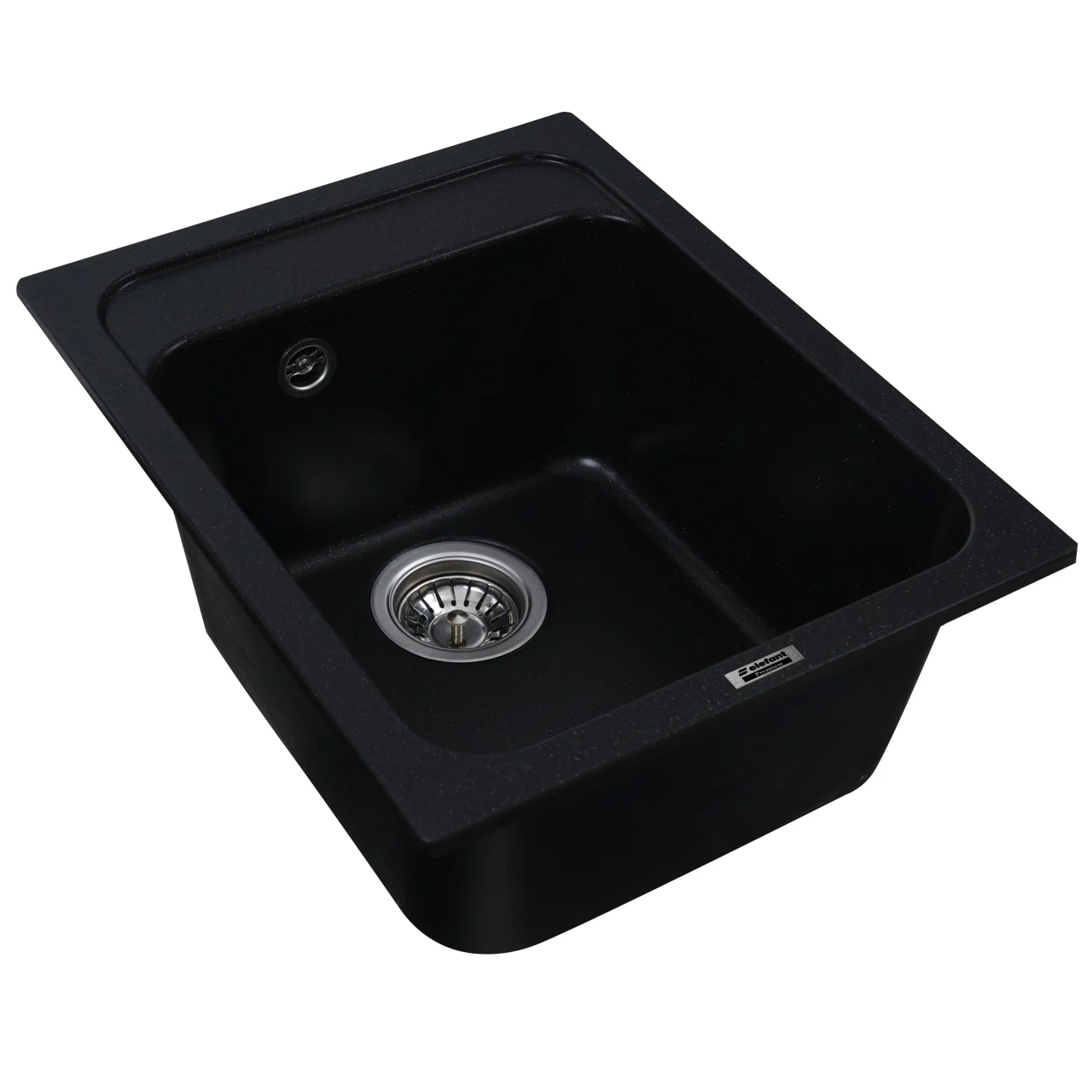 Chiuveta bucatarie Elefant Premium Korrado Negru Metalic 497x398 mm – compozit granit [4]