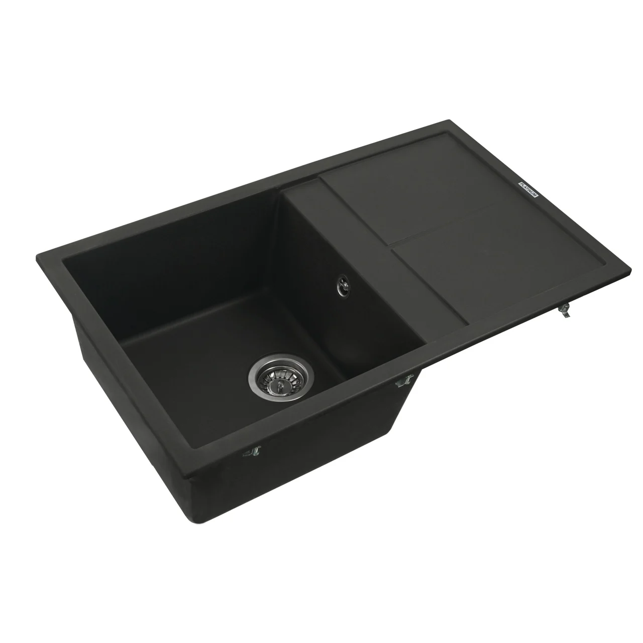 Chiuveta bucatarie Elefant Premium Selena Negru Metalic 785x495 mm – compozit granit [3]