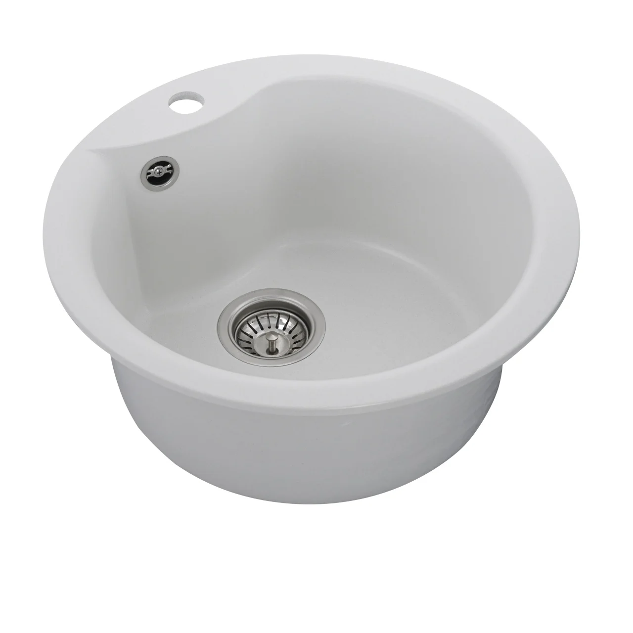 Chiuveta bucatarie Elefant Premium Turas 480 alb – compozit granit 482 mm [5]