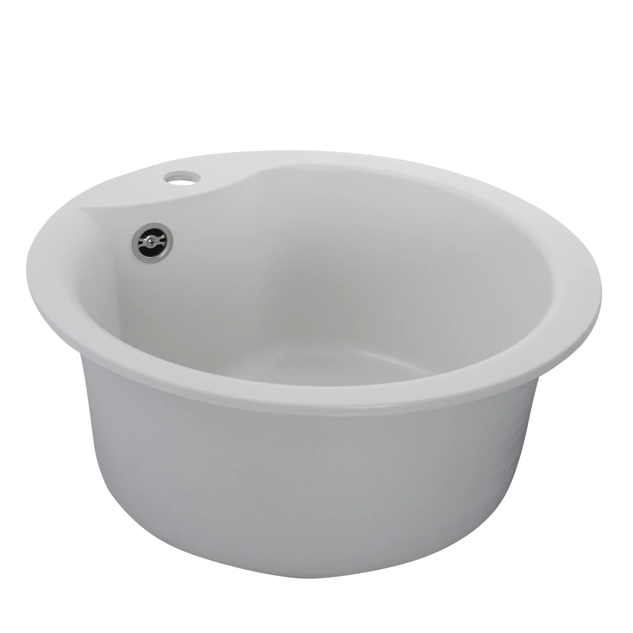 Chiuveta bucatarie Elefant Premium Turas 480 alb – compozit granit 482 mm [4]