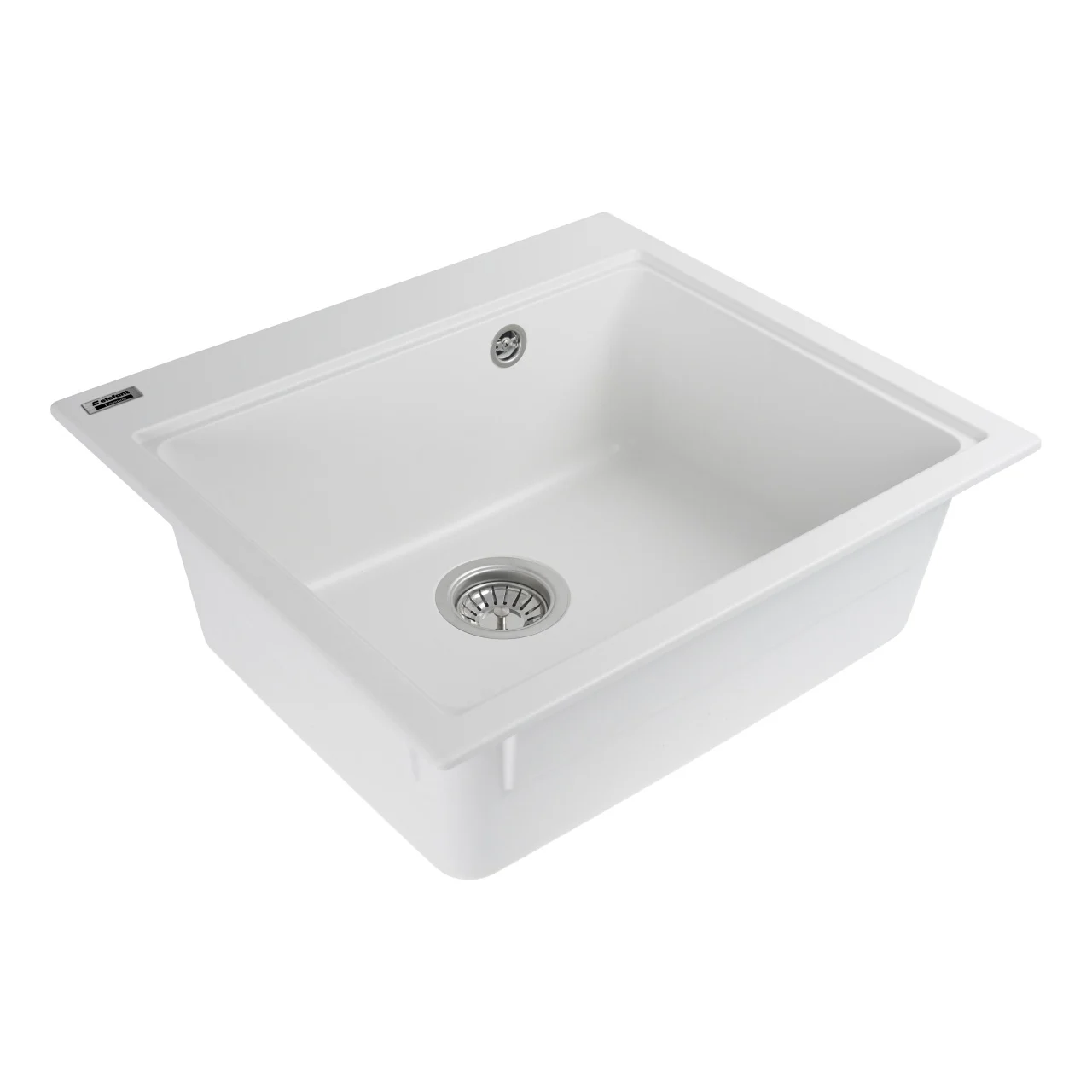 Chiuveta bucatarie Elefant Premium VESTA 5852 Alb – compozit granit 580x518 mm [3]