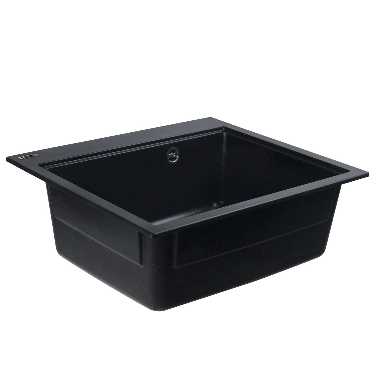 Chiuveta bucatarie Elefant Premium Vesta 5852 Negru metalic – compozit granit 580x518 mm [4]