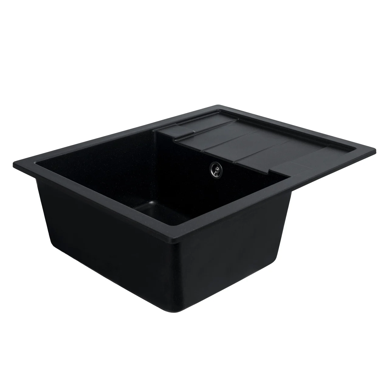 Chiuveta Elefant Premium Intenso 465x340 mm – Negru metalic, compozit granit [5]