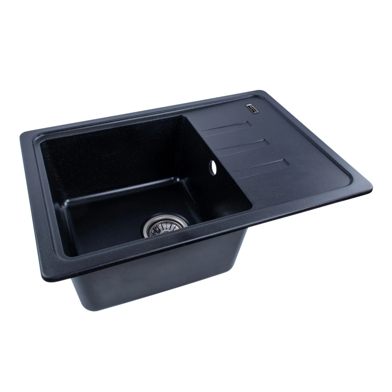 Chiuvetă Elefant Premium Liana Negru Metalic 430×620 mm [5]