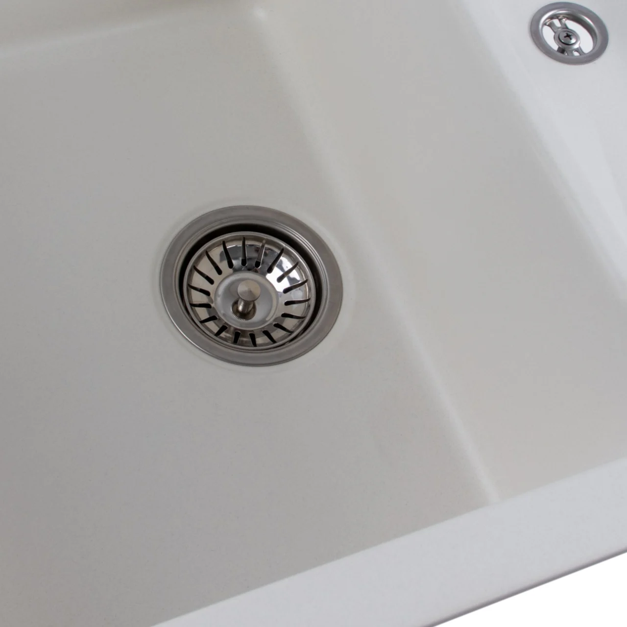 Chiuveta Elefant Premium Troya 7850 Alb 776x496 mm – Cuva mare, compozit granit [8]