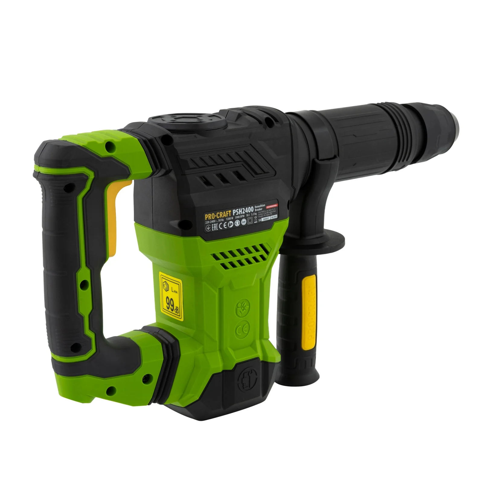 Ciocan demolator ProCraft PSH2400, 1300W, 18J, 3900 bpm, SDS MAX [4]