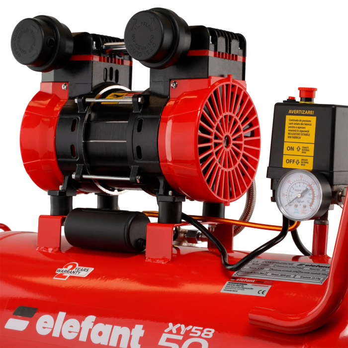 Compresor Aer ELEFANT XY5850 50L – 2.3 CP, 8 Bar, Profesional [5]