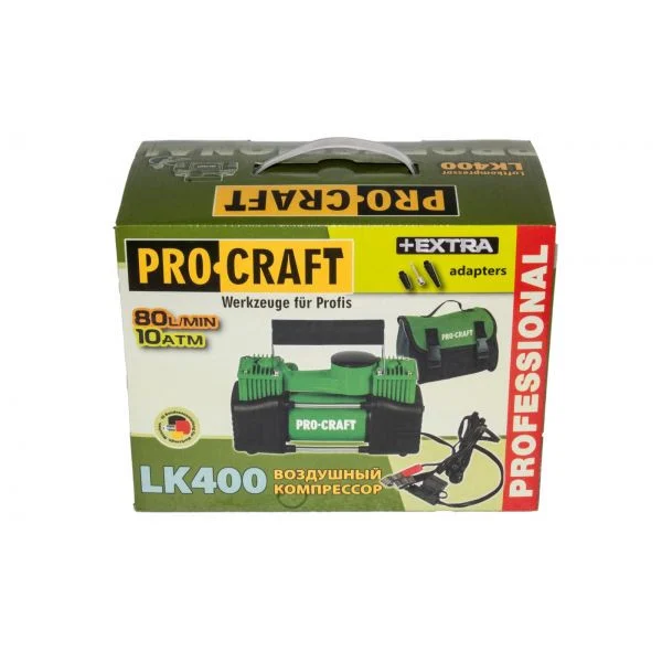 Compresor auto PROCRAFT LK400, 276 W, 80 l/min, 10 atmosfere [4]